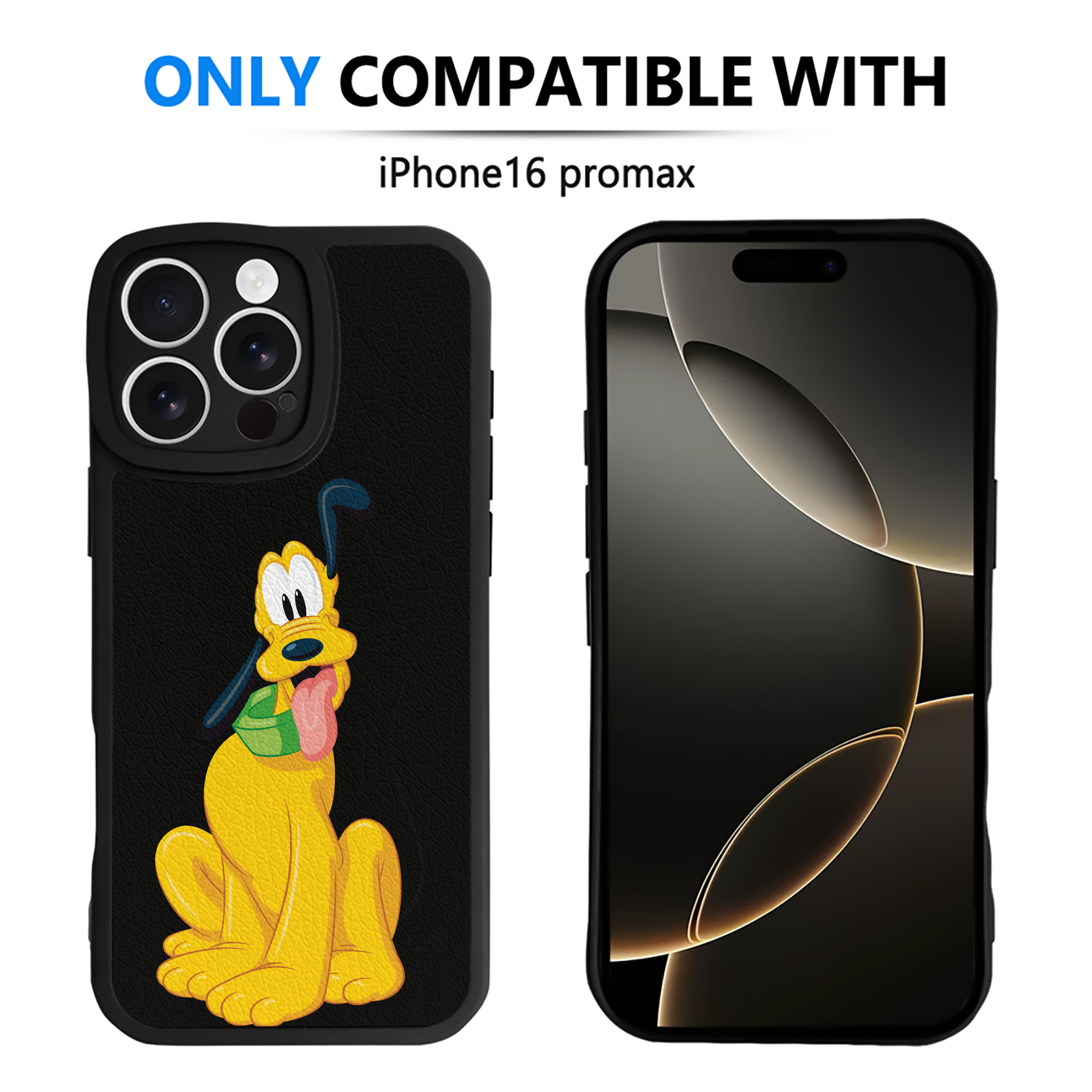 （画像用） ミッキーマウス Mickey Mouse 【iPhone 16シリーズ対応】シリコンスマホケース（レザー調） 材質：シリコン